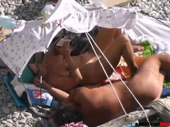Beach Voyeur Sex Couple Exposed In high-resolution Video By Hidden Cam - Public