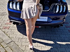 Amateur, Belleza, Mamada, Coche, Europeo, Tacones, Madres para coger, Tetas