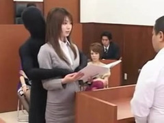 Those crazy japanese dame lawyer laid by invisible shadow