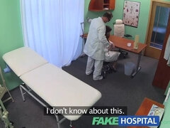 FakeHospital Sexy graduate gets licked and fucked on doctors desk for a job