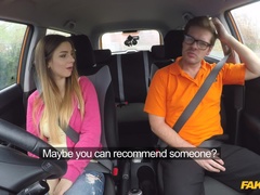 Fake Driving School (FakeHub): Italian Student Seduces Instructor