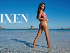 Vixen featuring Vanessa Alessia's skinny action