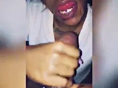 Negro, Mamada, Ébano, Transexual