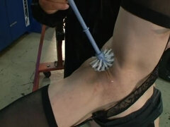 Bondage disciplin sadomasochisme, Kjole, Fetish, Give finger, Naturlige bryster, Smerte, Slave, Trekant