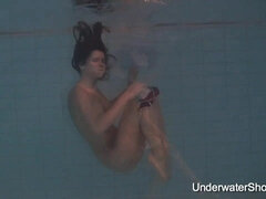 Underwater Show featuring dona's nudist porn