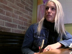 Cock In The Coffee Shop - hookup with blonde slut Blanche Bradburry