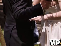 Bride's wedding turns into a public sex party with cheating groom