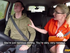 Exam Failure Leads To Exciting Car Sex 1 - Fake Driving School