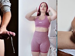 Amateur, Verga grande, Rubia, Compilación, Corridas, Lencería, Masturbación, Pelirrojo