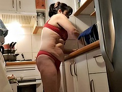 Slut hotwife bbw mommy seduces hairy pussy beat stepsons friend taboo big tits