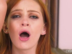 Awesome redhead chicks Andi Rye and Maya Kendrick fuck with a toy