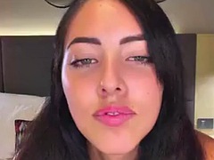 Busty brunette latina masturbates to orgasm compilation