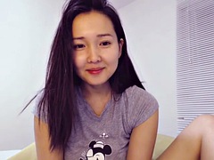 Asiatica, Giapponese, Masturbazione, Solo, Ragazza, Webcam