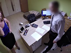 LOAN4K. Loan Agent Fucks Teen Student Because Her Wallet Is Empty