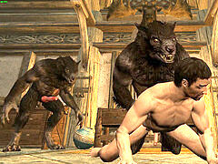homo Werewolf and Human: doggy style 1