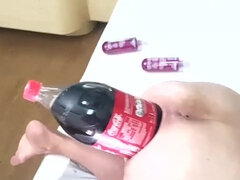 Anal, Flaske, Dildo, Kvinde, Knytnæve, Gaping, Indsættelse, Latinsk