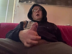 Old Man Masturbating