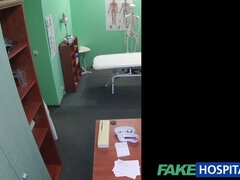 Blonde patient gets pussy exam & hardcore fuck by fakehospital doctor