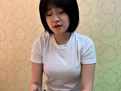Amateur, Asiático, Chino, Fetiche, Guantes, Pajear, Látex, Prostituta
