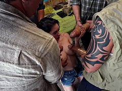 Analny, Duży kutas, Towarzystwo, Twarzowy, Elastyczny, Sex grupowy, Hardcore, Tatuaż