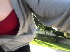 Morning Bike Ride With My Big Bouncy Boobs