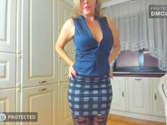 Grosse titten, Blondine, Reif, Milf, Pov, Abendanzug, Titten, Netzkamera