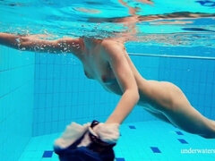 Squeaky lovebird - nude action - Underwater Show