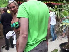 Blond, Lul, Duits, Hardcore, Moeder, Feest, Openbaar, Verleid