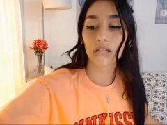 Latina babe amazing webcam solo session