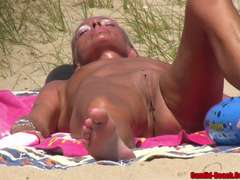 Huge Melons Naturist wild Mummies beach Voyeur Movie HD