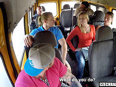 Leie, Blasen, Bus, Gruppensex, Gruppe, Party, Öffentlich, Realität