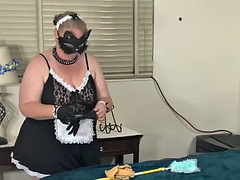 Big ass, big tits, hot blonde milf, BBW mom maid fucked, black guy fucking maid, big wet juicy pussy and cum in mouth SSBBW