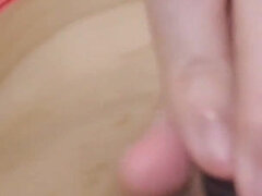 Enthousiasteling, Aziatisch, Sperma shot, Fetisj, Ladyboy, Masturbatie, Alleen