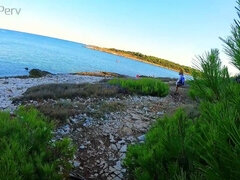 Amatør, Strand, Fersket, Pikk, Onani, Nudist, Utendørs, Offentlig