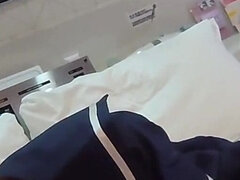 아마추어, 아시안, 크림파이, 일본인, 팬티호스, 보지, 스타킹, 학생