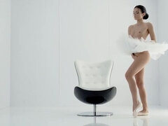 Brunette brune, Femelle, Doigter, Hd, Solo