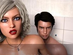 Dreidimensional, In den arsch, Bad, Frau, Orgasmus, Im freien, Öffentlich, Hure