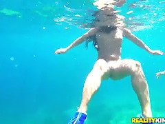 Bikini, Svart, Kkm, Hardcore, Hd, Utomhus, Tonåring, Under vattnet