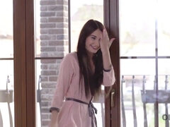 Vakker, Soverom, Kukk suging, Pappa, Moden, Petite, Fitte, Tenåring