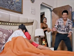 Isot tissit, Ruskeahiuksinen, Rintava, Käsihoito, Intialainen, Todellisuus, Tissit, Vaimo