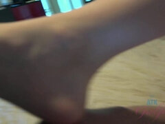 Amateur, Mamada, Corrida, Besar, Aceite, Orgasmo, Pov, Mojado