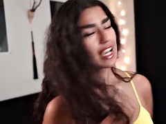 Tyttö, Suihinotto, Ruskeahiuksinen, Käsihoito, Näkökulma pov, Imevä