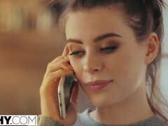 Brunetta, Hardcore, Lesbica, Lingerie, Orgasmo, Figa, Leccare il buco del culo, Calze