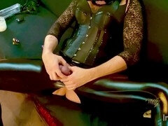 Amatør, Bondage disciplin sadomasochisme, Stor pik, Brutalt, Buttet, Latex, Maske, Legetøj