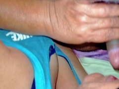 Amateur, Sucer une bite, Gym, Maman, Pov