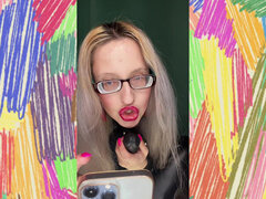 Amateur, Domination, Femme dominatrice, Lunettes, Humiliation, Latex, Mère que j'aimerais baiser