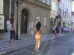 Erotik, Fetish, Blottere, Nøgen, Udendørs, Offentlig