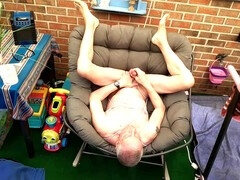 Bondage, Britannique, Papa, Gode, Homosexuelle, Grandpère, De plein air, Jouets