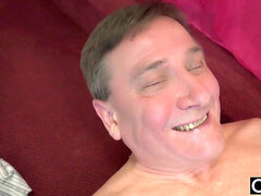 guiltless young blondie Gets fucked by Grandpa. Teen Blowjob