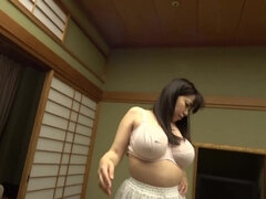 Voluptuous  Japanese wife gets groped by the director
